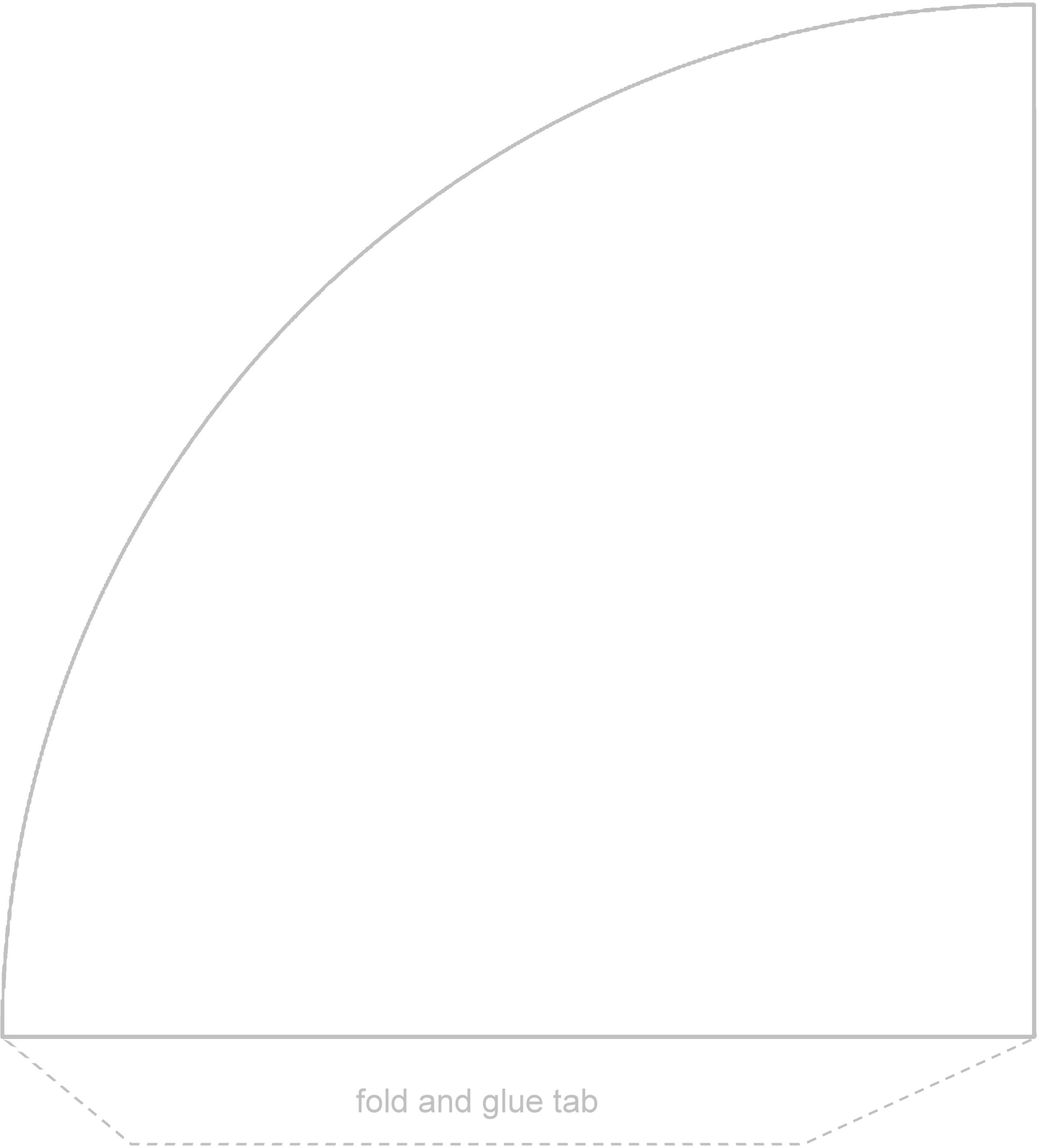 Cone Party Hat Template - Circle (2611x2900), Png Download