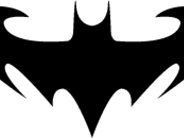 Batman Silhouette Logo - Emblem (640x480), Png Download