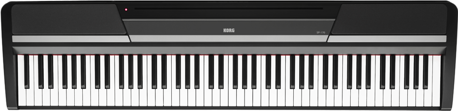 Korg Sp170 Digitale Piano 88 Key Digital Piano, Yamaha - Korg Sp 170 (1000x400), Png Download