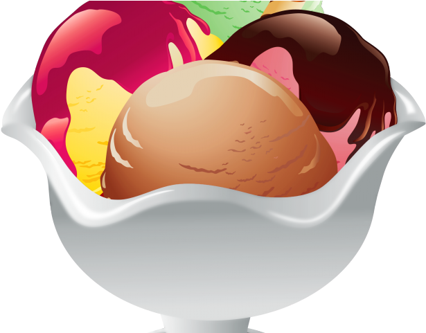Sundae Clipart Whipped Cream - Transparent Background Ice Cream Sundae Clipart (640x480), Png Download