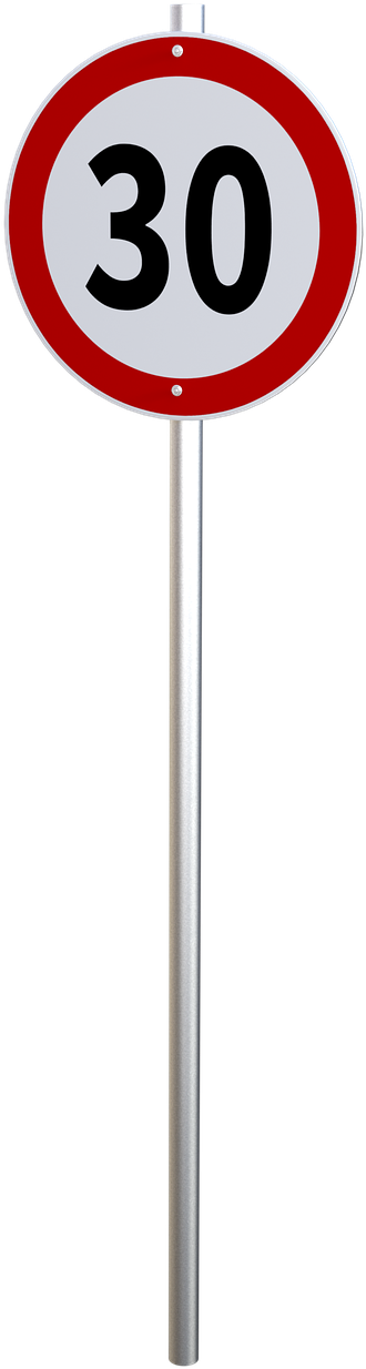 Speed Limit Traffic Sign Regulation - Speed Limit Sign Png (853x1280), Png Download