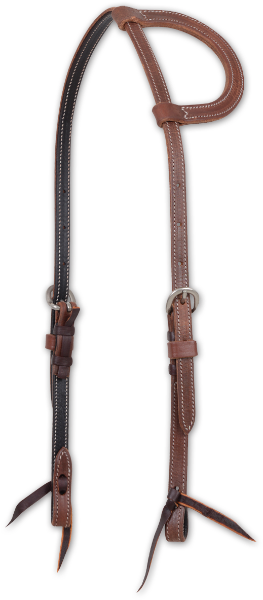 Lined Doubled & Stitched Headstall - Rifle (1200x1192), Png Download