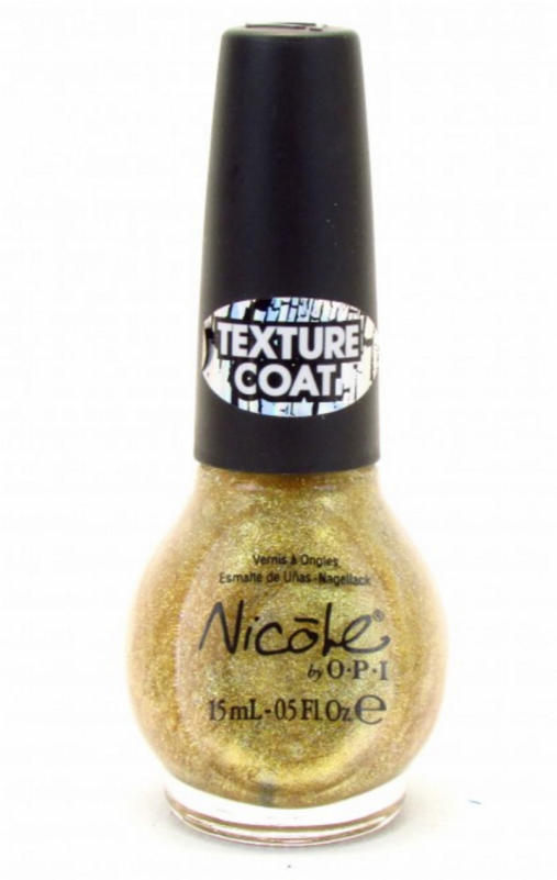 Opi Nicole Texture Coat Gold - Nail Polish (800x800), Png Download