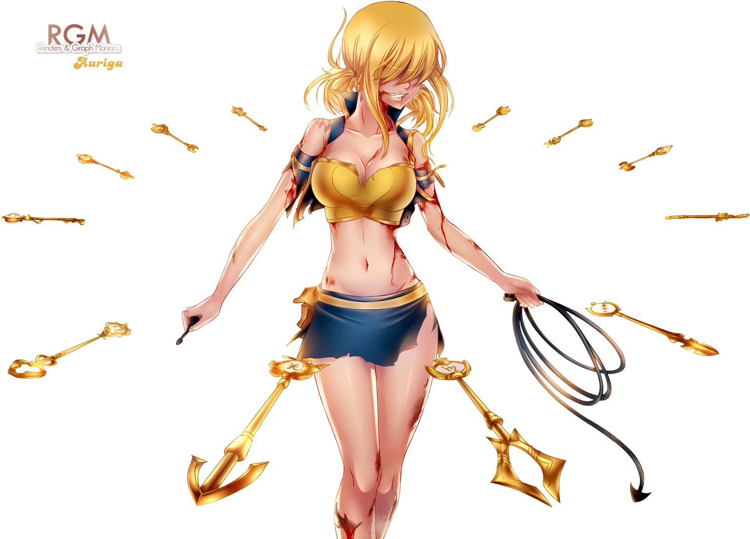 Alerter Les Modérateurs - Fairy Tail Lucy Clés (1600x1109), Png Download
