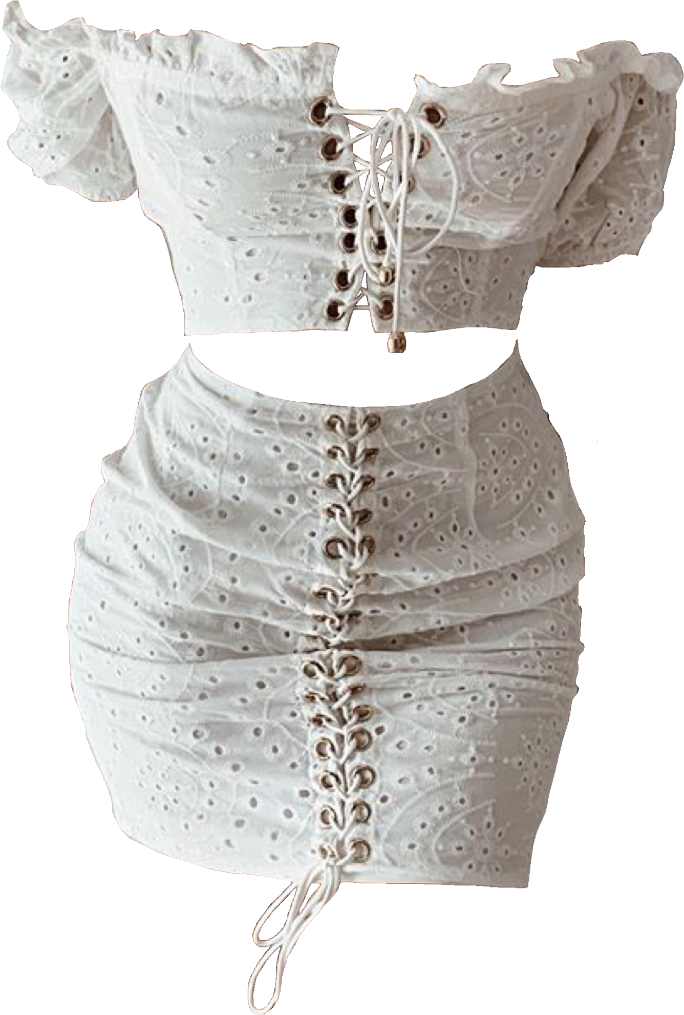 Thrasher, White Outfits, Overlay, Two Pieces, Clothing - Cocktail Dress (1425x2048), Png Download