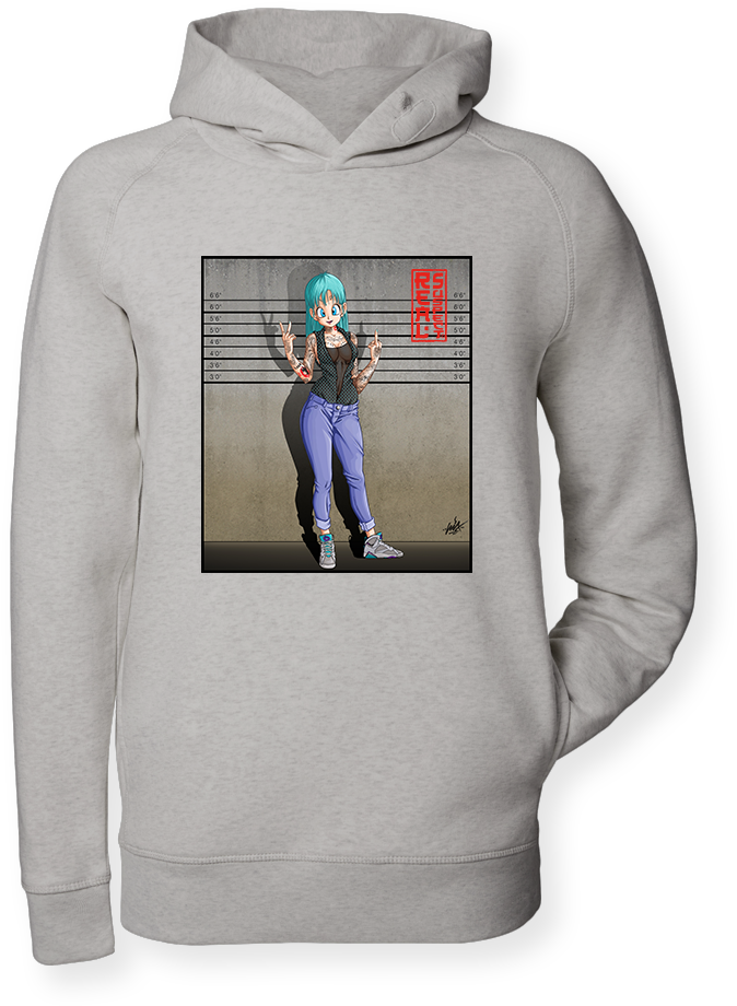 Hoodie - Bulma - Sweatshirt (1000x1000), Png Download