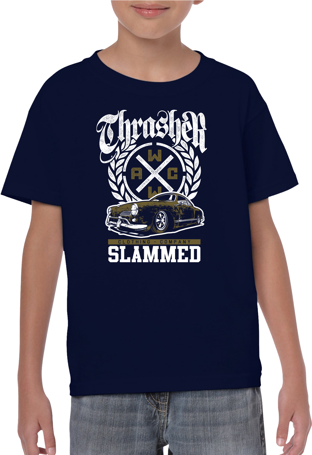 T Shirt Brun Enfant (1268x1585), Png Download