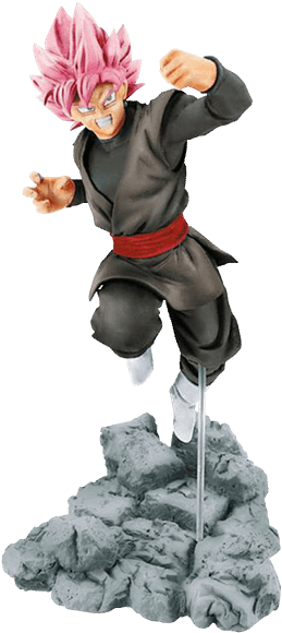 Black Goku Super Soul X Soul Banpresto Statue - Goku Black Figure (600x600), Png Download