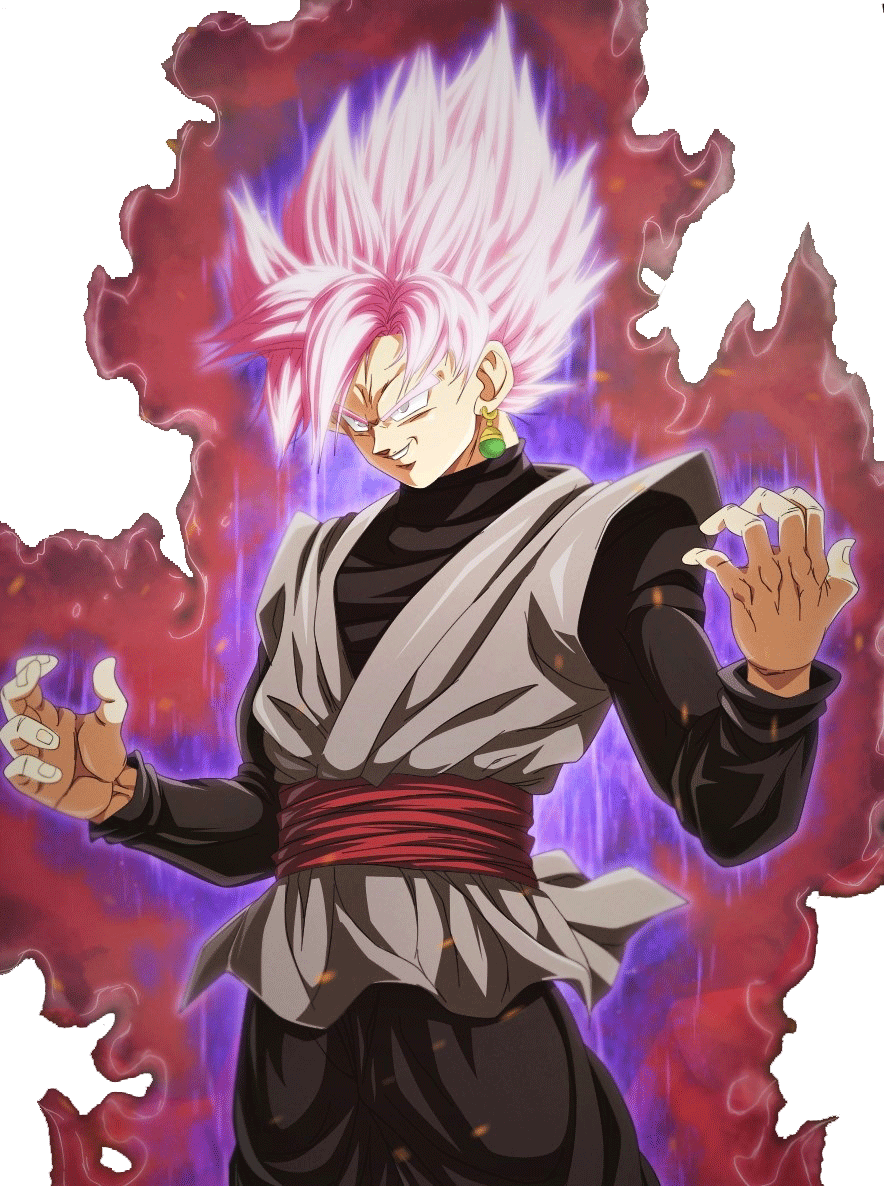 Image Black Goku Render Png Omnibattles Wikia Fandom - Dragon Ball Super Rose Goku Black (884x1186), Png Download