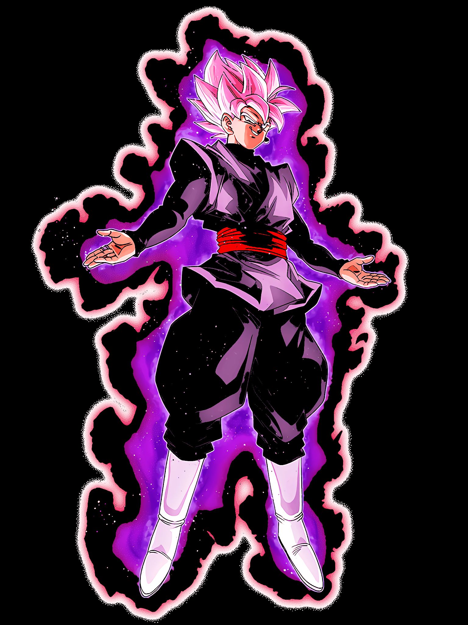 Goku Black Ssjr [1536x2048] - Black Goku Dokkan Battle (1536x2048), Png Download