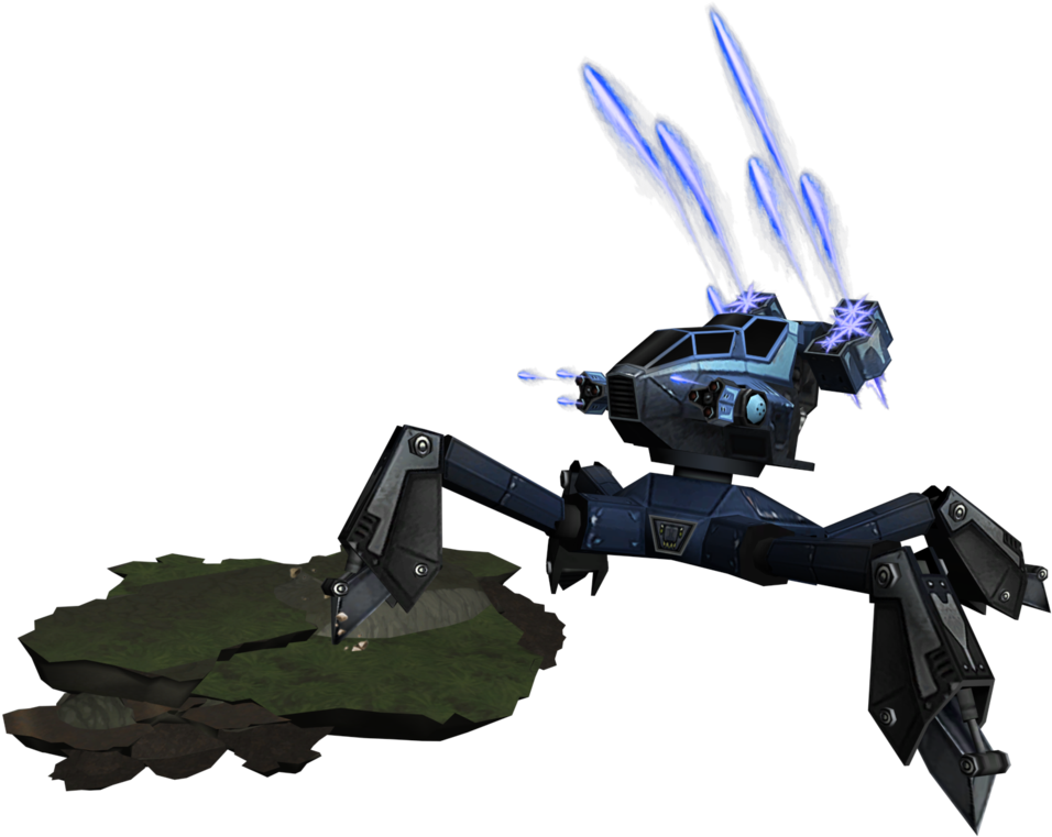 Zero Dawn's Corruptor Looks Awfully Familiar - Ratchet And Clank Deadlocked Landstalker (1024x768), Png Download