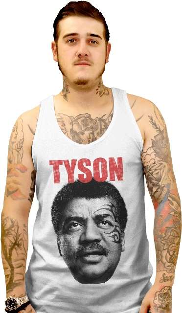 Neil Degrasse Tyson - Active Tank (650x650), Png Download