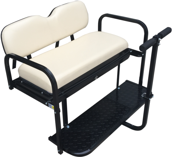 Club Car Rear Flip Seat - Accessories For Yamaha Golf Cart (1024x768), Png Download