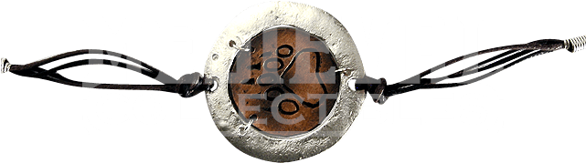 Polished Silver And Copper Bear Claw Bracelet - Ceiling Fan (640x640), Png Download