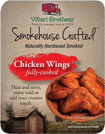 16301 Smoked Chicken Wings Front Outlines - Buffalo Wing (680x456), Png Download