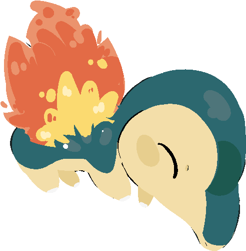 Cyndaquil - Illustration (752x579), Png Download