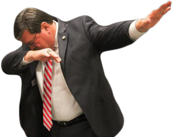 President Dietz Dabbing - Kung Fu (753x502), Png Download