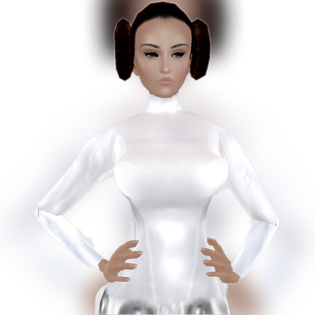 Imvu Princess Leia Avatar Starwarsfreetoedit - Girl (1024x1024), Png Download