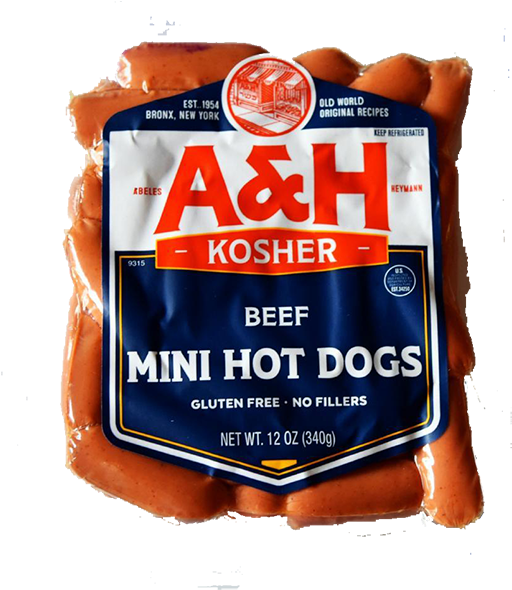 A&h Mini Beef Hot Dogs - Dessert (600x600), Png Download