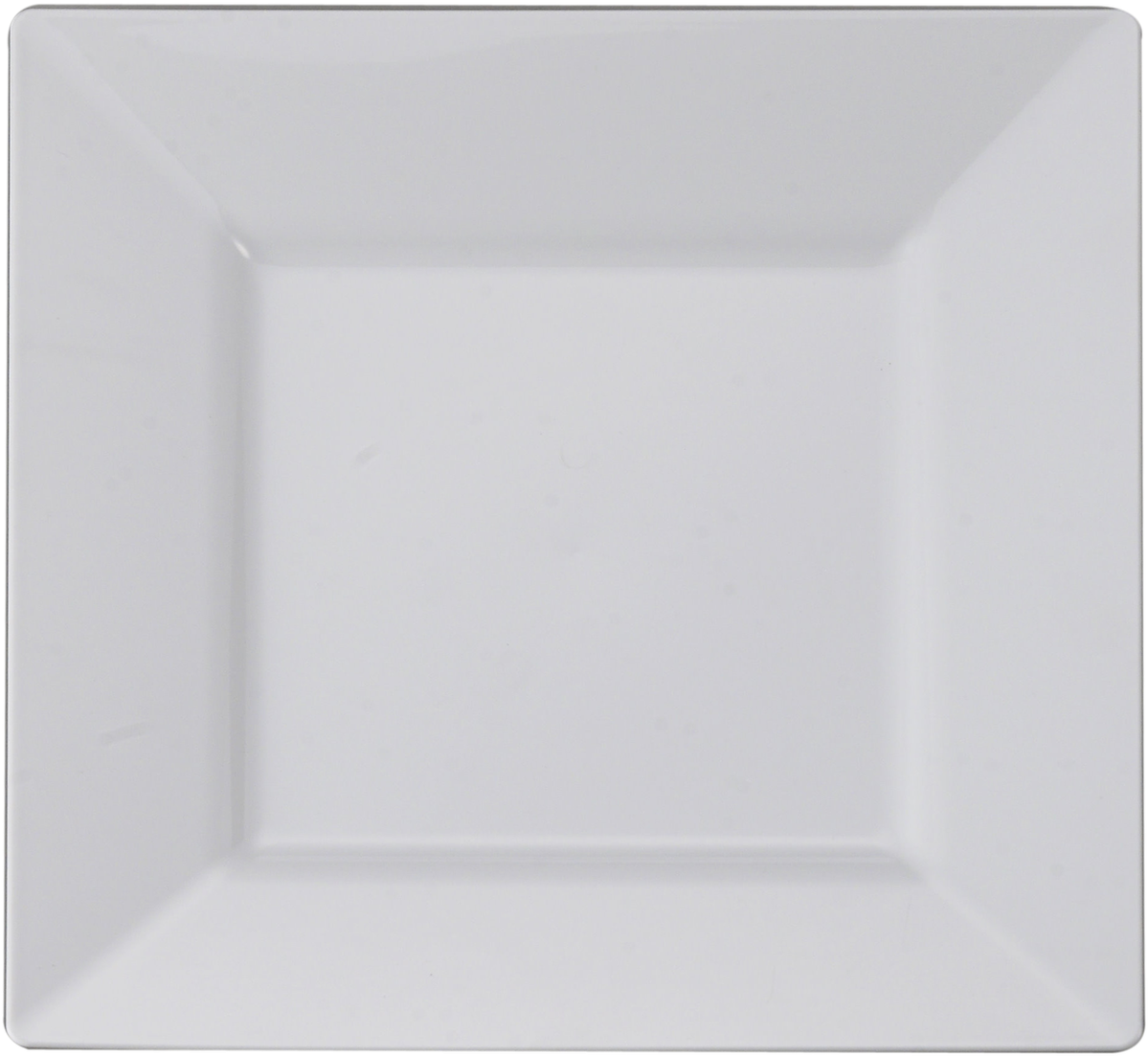 Loading Zoom - Platos Plasticos Cuadrados Blancos (1280x1256), Png Download