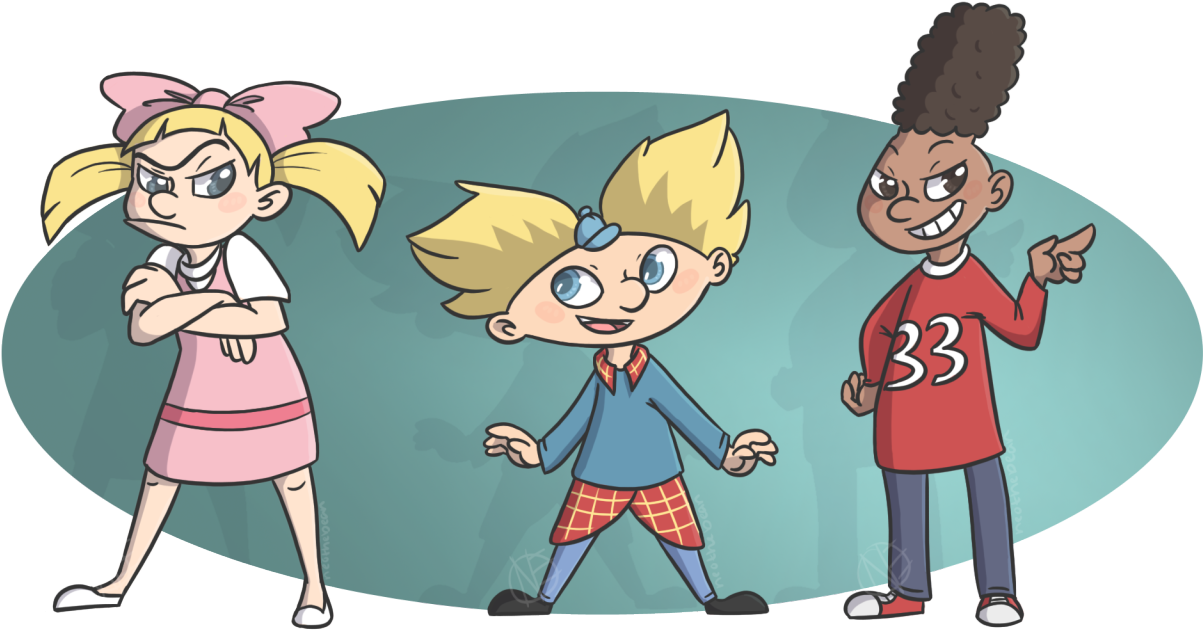 “ I've Been Watching A Lot Of Hey Arnold Lately, - Cartoon (1280x640), Png Download