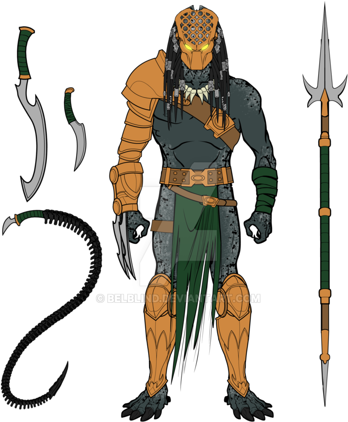 800 X 907 2 - Gladiator Predator (800x907), Png Download