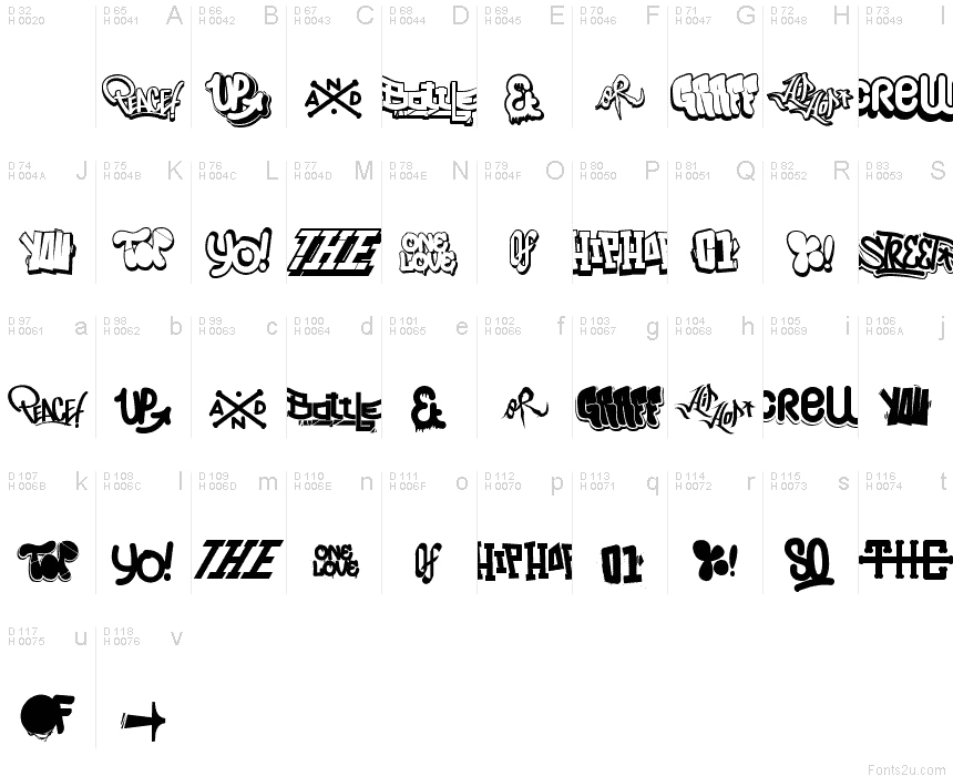 Hip Hop Fonts Png Photo - Number (860x700), Png Download