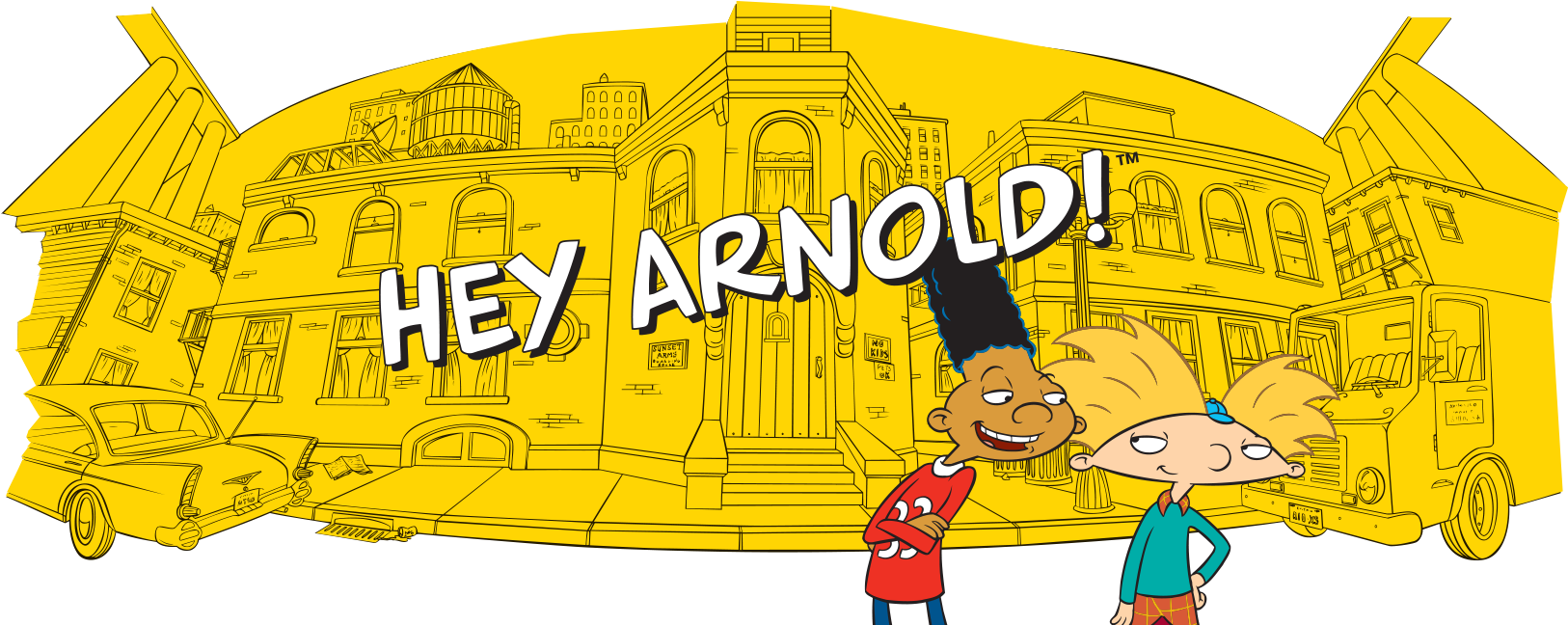 1991 - Hey Arnold Season 1 (1800x675), Png Download