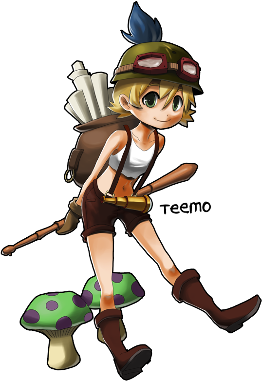 Teemo Drawn By Pikaboots - League Of Legends Teemo (596x800), Png Download