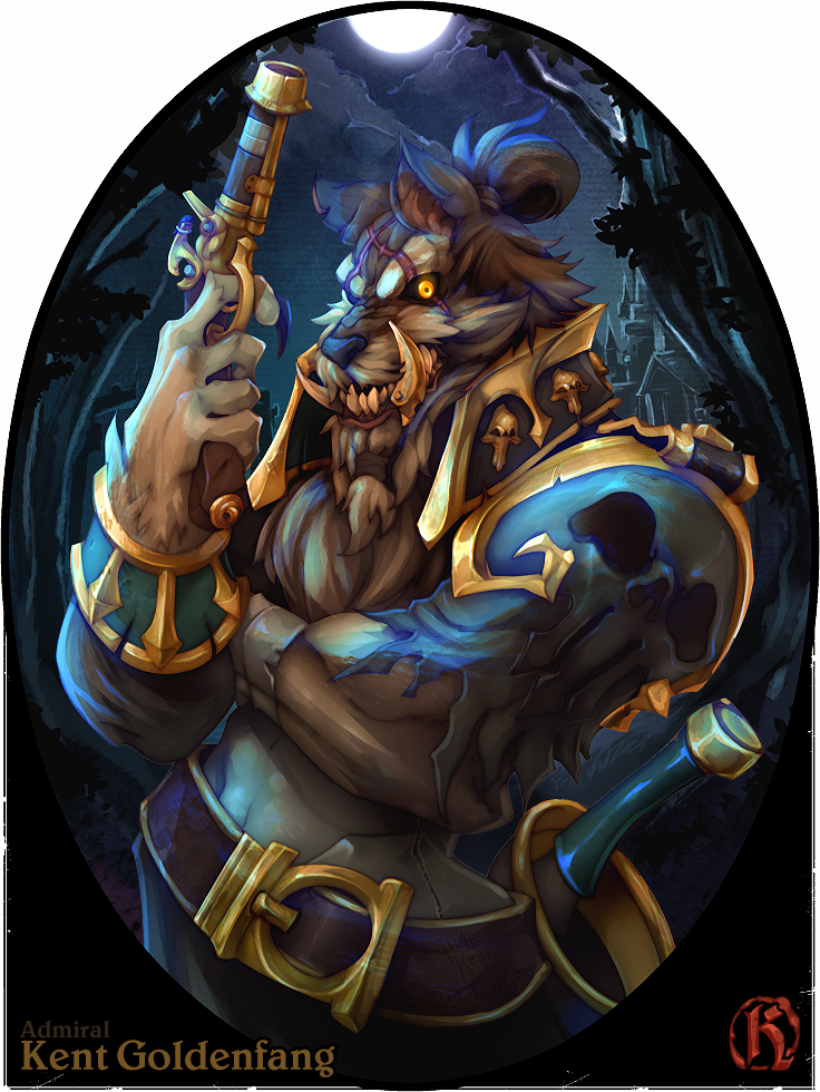 Kent On Twitter - Worgen Pirate (736x980), Png Download