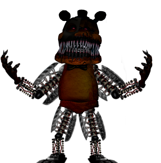 Demon Freddy 228 Kb - Stuffed Toy (598x573), Png Download