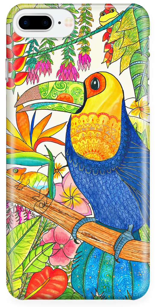 Toucan And Friends Iphone Covers - Mobile Phone Case (1024x1024), Png Download