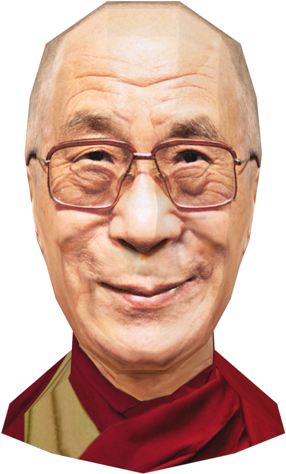 Dalai Lama - Senior Citizen (1200x1200), Png Download