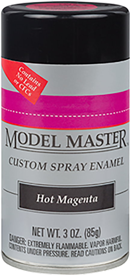 Model Master Enamel Spray 2955 Gloss Hot Magenta 3 - Bottle (942x1200), Png Download