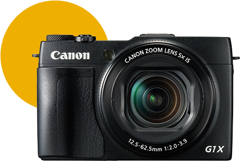 Download Drivers, Software, Firmware And Manuals And - Canon Powershot G1 X Mark Ii (595x347), Png Download