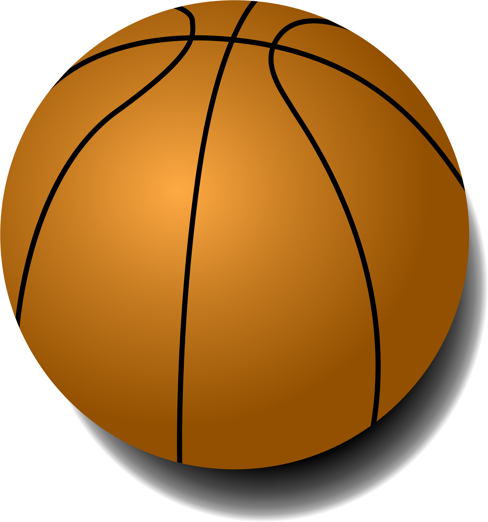 Open - Basketball Ball Svg (2000x2093), Png Download