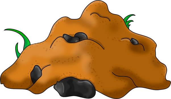 Pile Of Dirt Full Size (602x347), Png Download