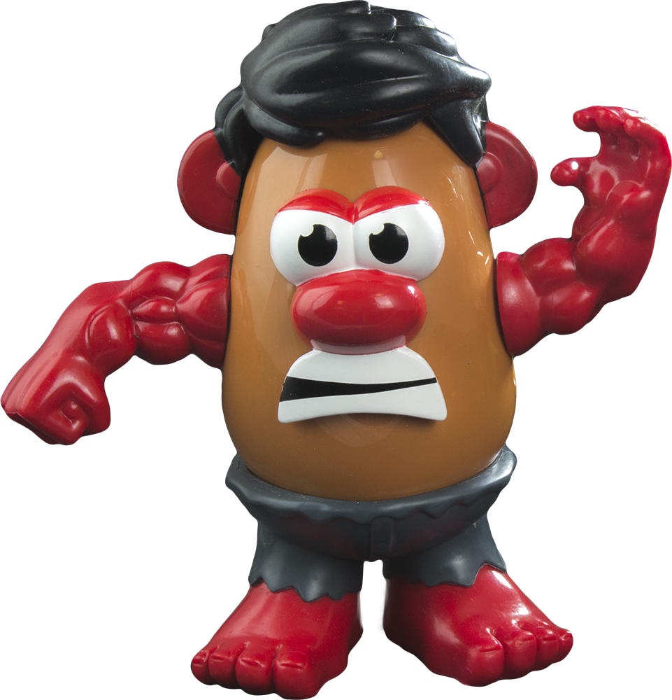 Red Hulk Mr Potato Head - Hulk - Red Hulk Mr Potato Head (961x1000), Png Download