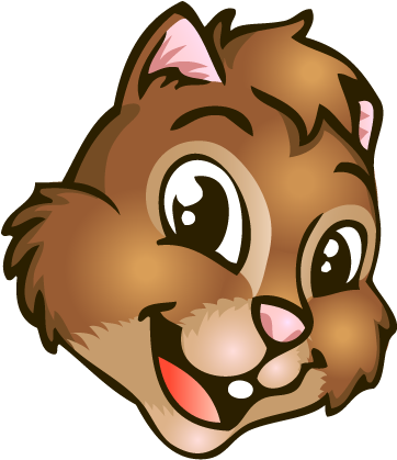 Squirrel Head Png - Squirrel Face Clip Art (450x450), Png Download