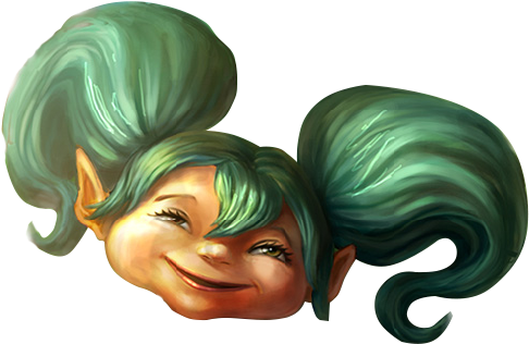 Here's A Render Of Her Head For Easy Editing Usage - League Of Legends Ugliest Skin (502x328), Png Download
