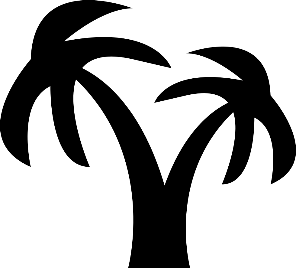 Coconut Tree - - Silhueta Coqueiro (980x886), Png Download