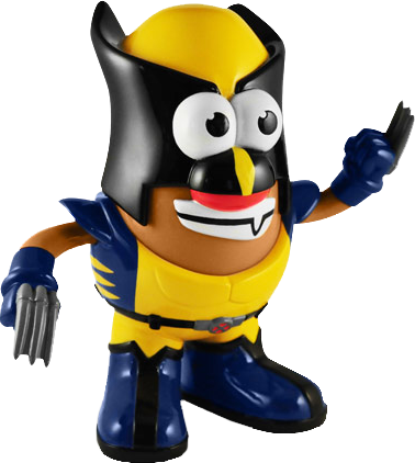 Wolverine Mr Potato Head - Funko X-men Wolverine Mr Potato Head (378x422), Png Download