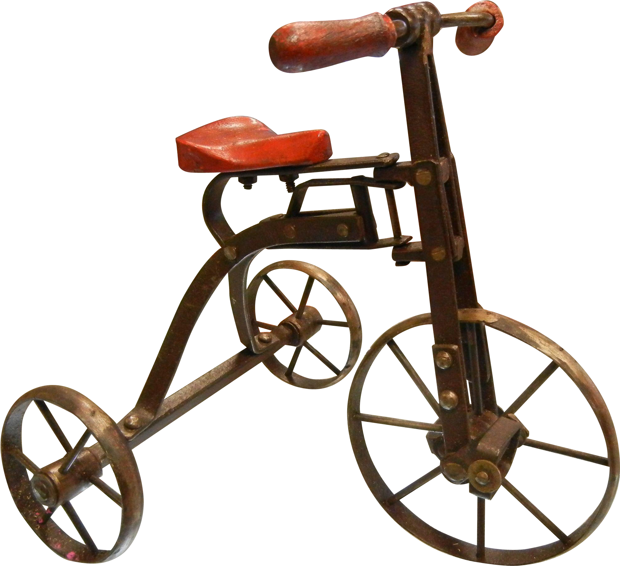 Vintage Metal Doll Sized Tricycle Found At Www - Toy (1999x1999), Png Download