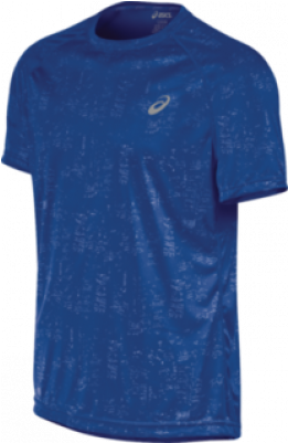 Men's Asics Graphic Top Short Sleeve - Active Shirt (770x400), Png Download