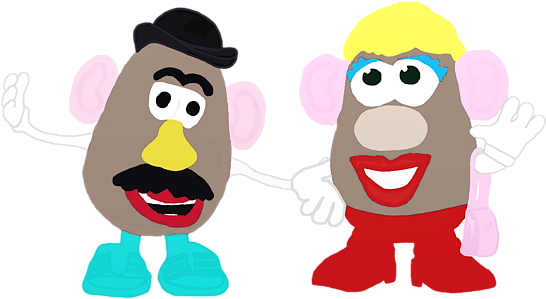 Bleed Area May Not Be Visible - Story Collection Mr Potato Head (600x303), Png Download