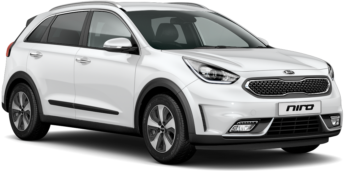 All New Niro In White Pearl - Kia Niro 2 Hybrid (1920x1080), Png Download