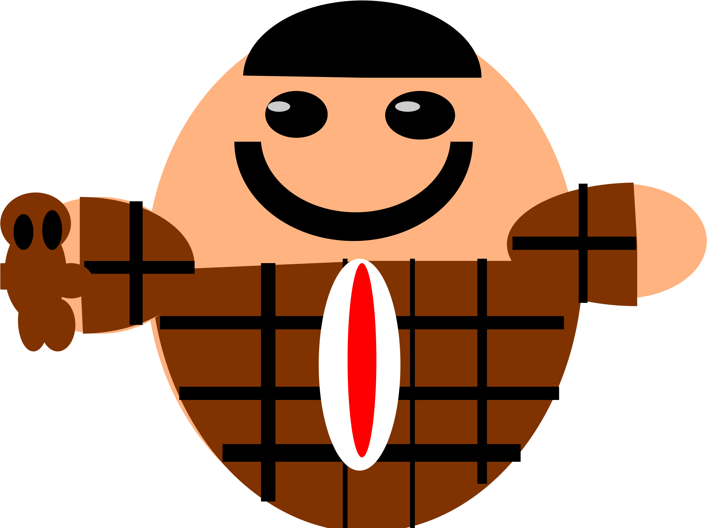 Mr Bean Clipart, Vector Clip Art Online, Royalty Free - Clipart Mr Bean (900x657), Png Download