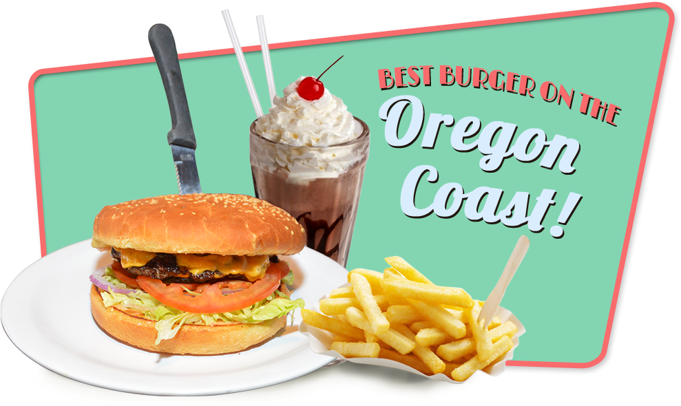 Dutch Mill Diner, Best Burger On Oregon Coast - Frenchfrycutter.com French Fry Cutter With Suction (989x590), Png Download