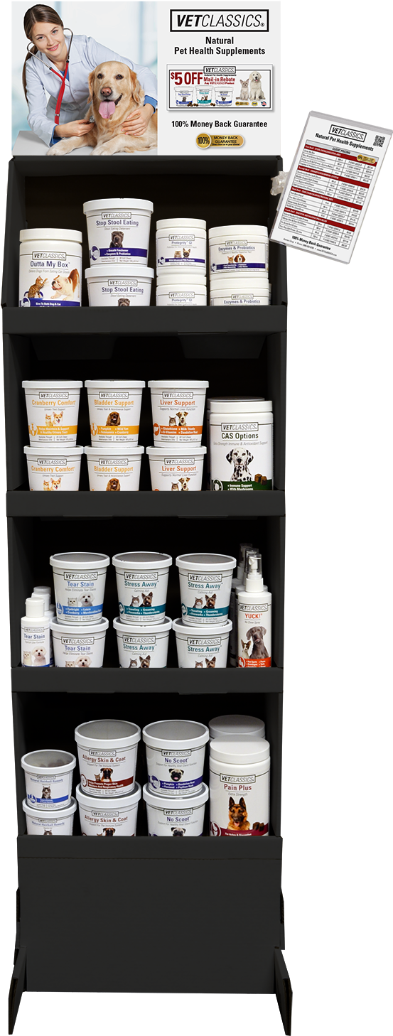 Rack Display Without Arthriease-gold - Shelf (1500x1500), Png Download