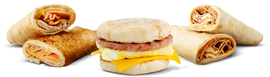 Breakfast Food Png - Breakfast Items Png (910x260), Png Download